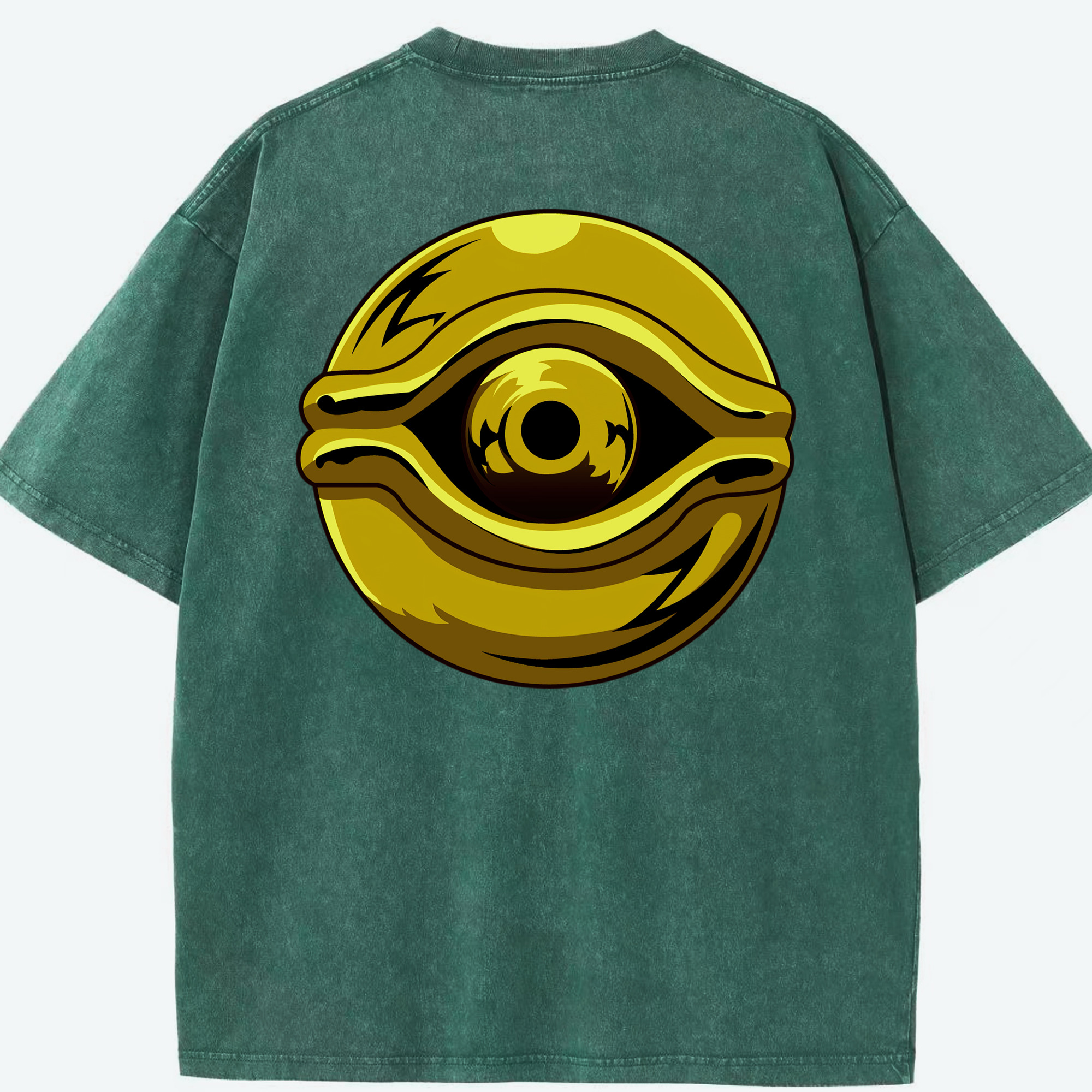 （画像用） 遊☆戯☆王 Yu-Gi-Oh! 綿100% ヴィンテージ風 半袖Tシャツ（背面プリント）
